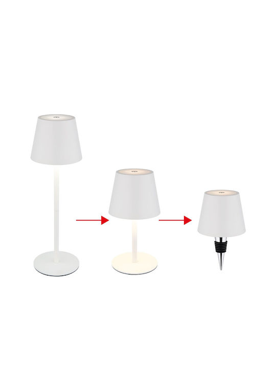 Globo Lighting Table Lamp with White Shade and Base