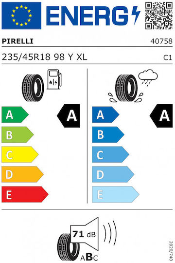 Pirelli P7 P7c2 235/45R18 98E-Commerce-Website XL Sommerreifen Reifen für Passagier Auto