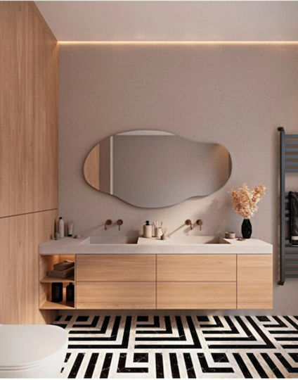 SteweHome STE-009756-P9756 Καθρέπτης Ολόσωμος Ασύμμετρος Γκρι 150x30cm SteweHome STE-009756-P9756 Καθρέπτης Ολόσωμος Ασύμμετρος Γκρι 150x30cm