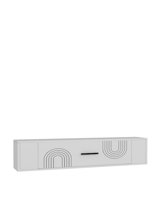 SteweHome TV-Ständer Mehrfarbig M120xP26xH33cm