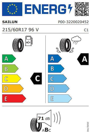 Sailun Atrezzo 215/60R17 96V Summer Tire Car