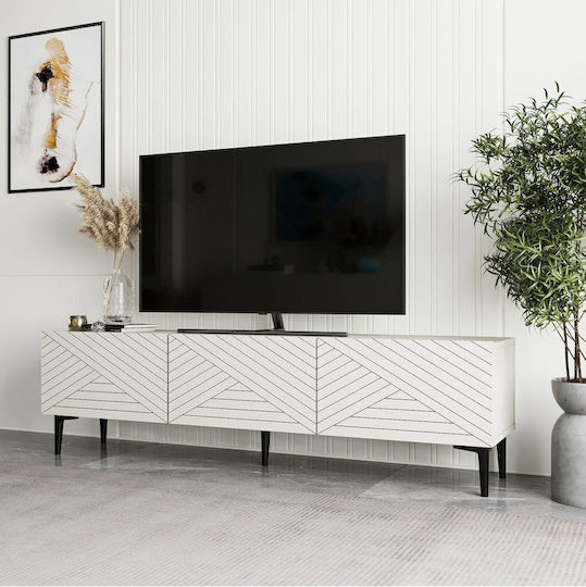 SteweHome TV-Ständer Beige M160xP30xH44cm