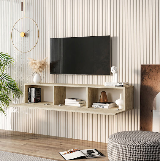 TV-Ständer Beige M150xP31xH28cm