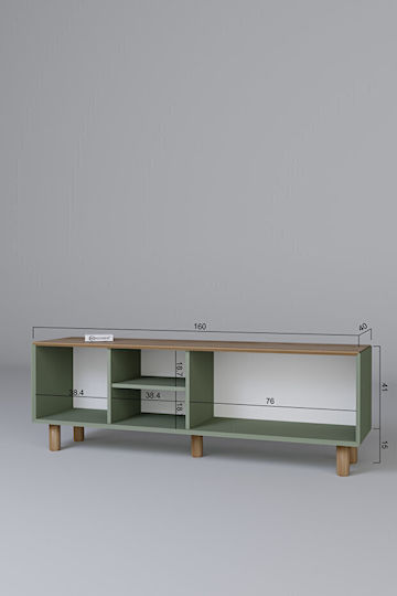 TV-Ständer Bodenstehend Grünes 160x40x56cm TV-Ständer Bodenstehend Grünes 160x40x56cm