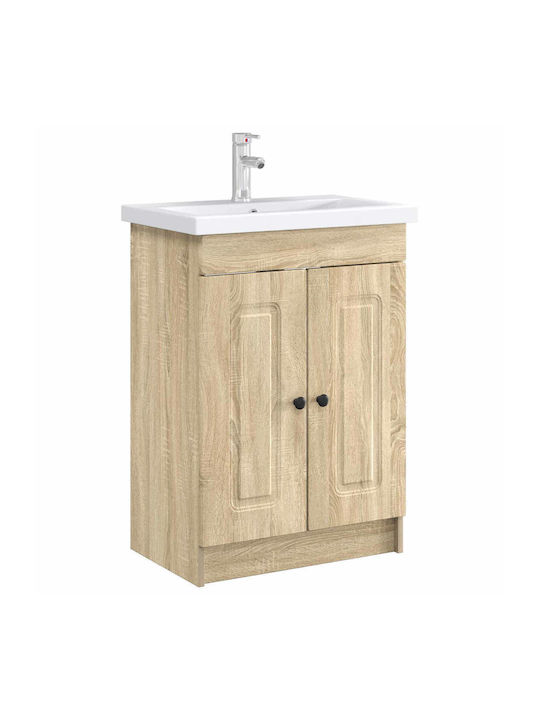 Sink Cabinet Sonoma Oak 78.5x37.5x81cm