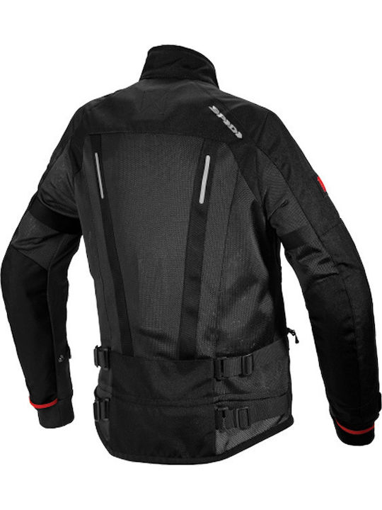 Spidi Tech Armor 2 Καλοκαιρινό Ανδρικό Μπουφάν Μηχανής Black 026