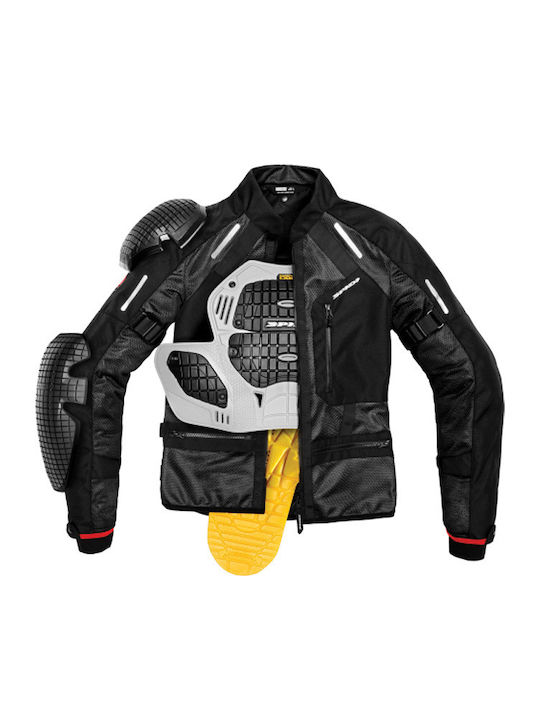 Spidi Tech Armor 2 Καλοκαιρινό Ανδρικό Μπουφάν Μηχανής Black 026