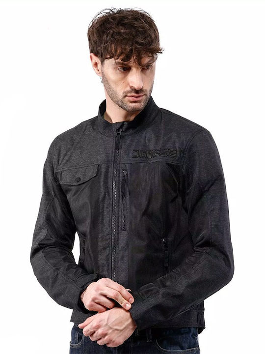 Dainese Alfama Air Tex Winter Men's Riding Jacket Waterproof Dark Grey/Black