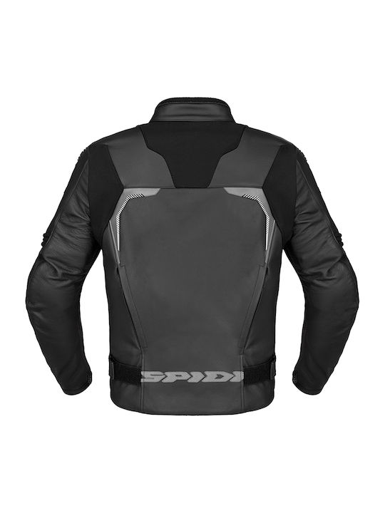 Spidi Evorider 3 Leather Men's Jacket 4 Seasons Black Spidi Evorider 3 Leather Men's Jacket 4 Seasons Black