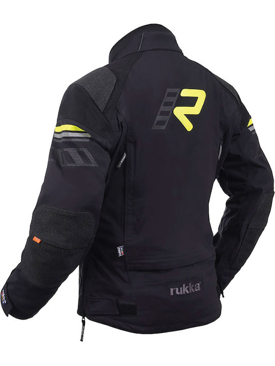 Rukka Armatou-r Touring Winter Men's Riding Jacket Black/Fluo Rukka Armatou-r Touring Winter Men's Riding Jacket Black/Fluo