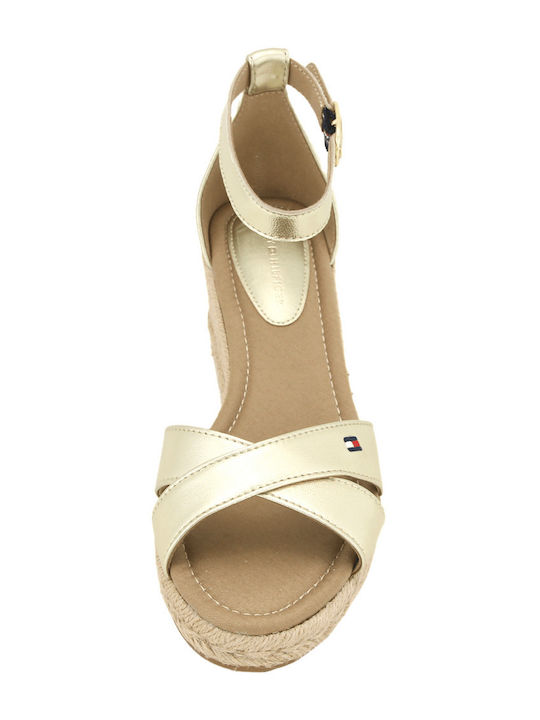 Summer Women's Platform Espadrilles Style Gold