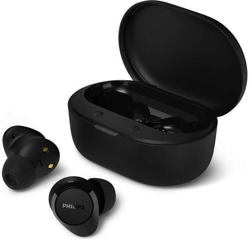 Philips TAT1300 In-ear Bluetooth Handsfree Headphones with Sweat Resistance and Charging Case Black