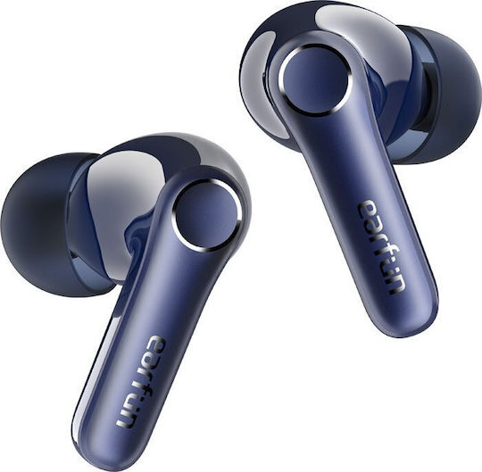Earfun Air Pro 4 In-Ear Bluetooth Kopfhörer Mit Schweißbeständigkeit Und Ladekoffer Blau