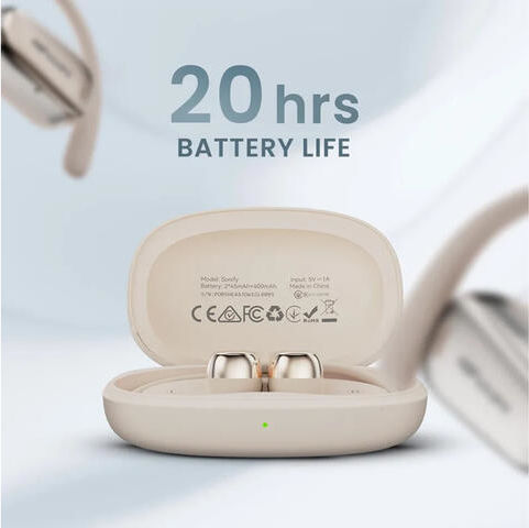 HiFuture Sonify In-ear Bluetooth Handsfree Căști cu Rezistență la Transpirație Bej