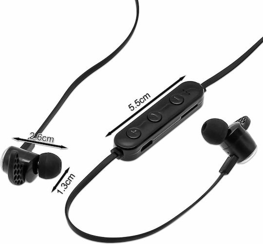 Andowl QY-9058 In-ear Bluetooth Handsfree Ακουστικά Μαύρα