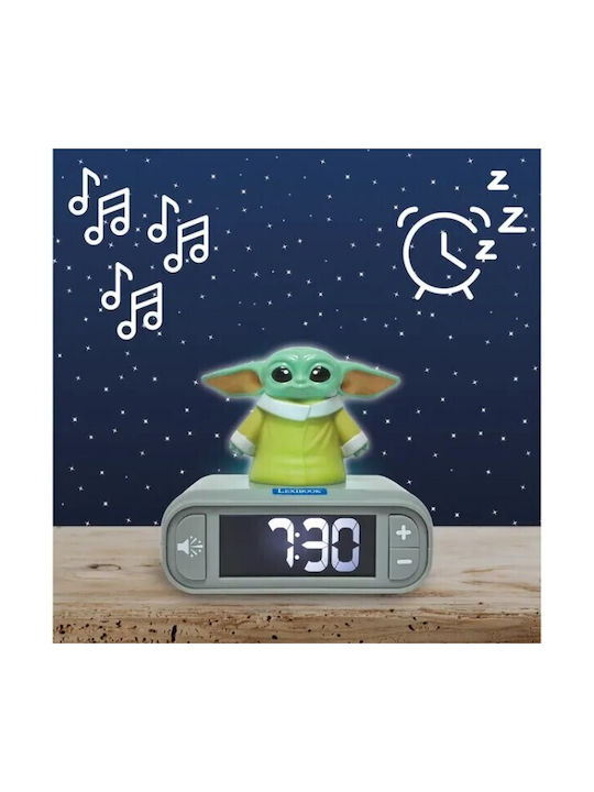 Lexibook Disney Star Wars Ψηφιακο Ξυπνητηρι Grogu 3d Φωτιστικη Φιγουρα Νυκτος Ηχητικα Εφε 25.rl800sw