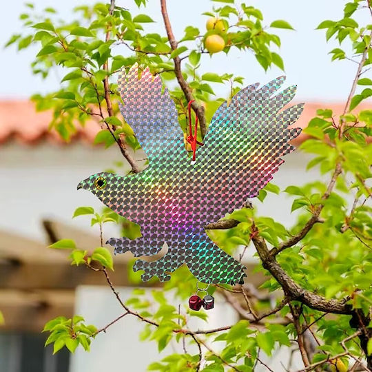 Bird Repellent Pigeons Eagle 2 Bells M40xY30cm Reflective Polyester Film