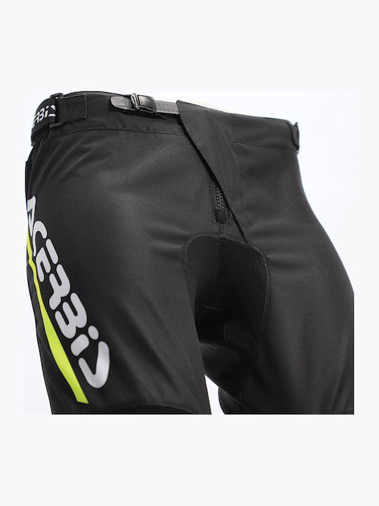 Acerbis Linear Subway Καλοκαιρινό Ανδρικό Παντελόνι Motocross Black/Yellow