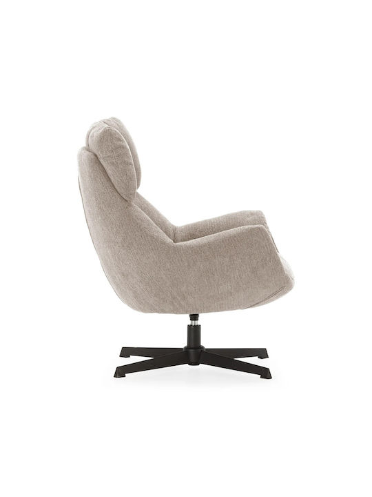 Odette Drehbarer Sessel Ecru 81x73x89cm