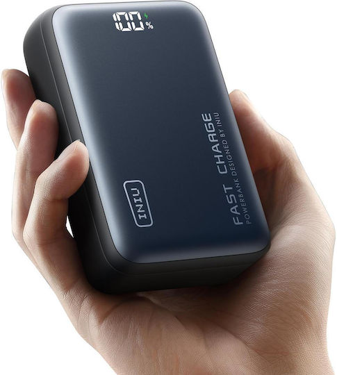 Iniu P63-P1 Power Bank 25000mAh 100W με Θύρα USB-A και 2 Θύρες USB-C Μαύρο