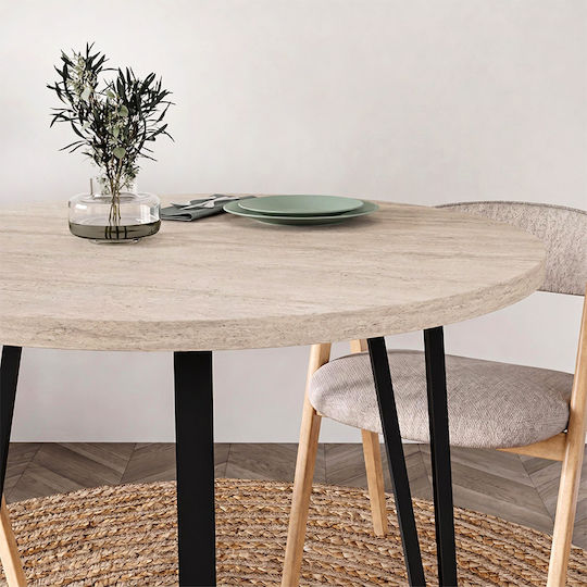 Xana Travertine 90x90x77.5εκ.