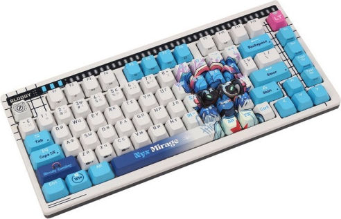 A4Tech Bloody A75 Gaming Tastatură Mecanică 75% cu Comutatoare Alpha Optical și Taste Iluminate (Engleză SUA) Multicolor