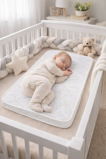 SteweHome Ортопедичен Матрак За Кошара 70cmx130cmx15cm