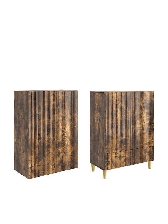 vidaXL Duschsäule Ohne Batterie 66cm Braun
