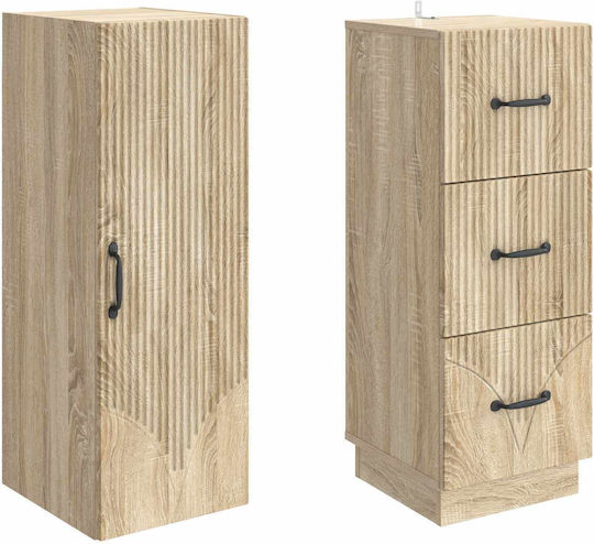 Dulap De Depozitare Metalic Cu 2 Sertare M33xL34.5xÎ87cm