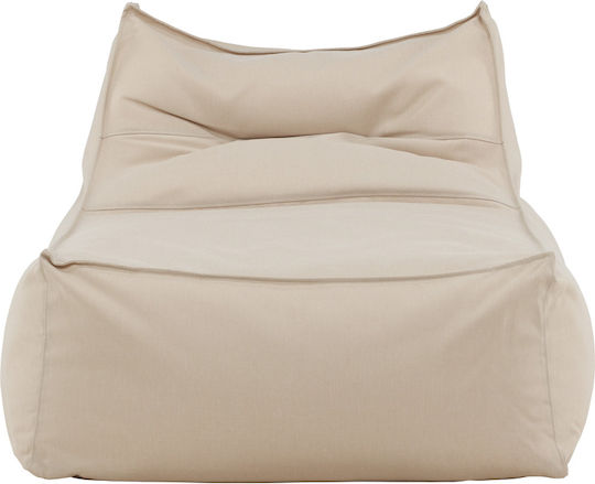 Bean Bag Chair Waterproof Redang Beige 90x118x83cm