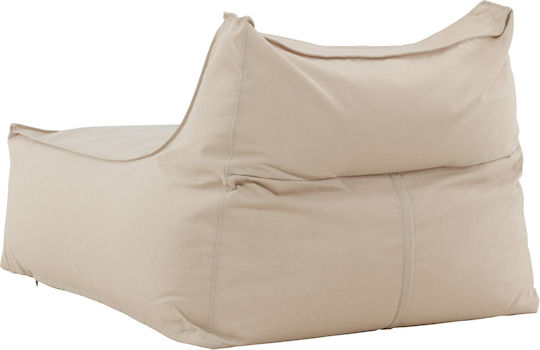 Bean Bag Chair Waterproof Redang Beige 90x118x83cm