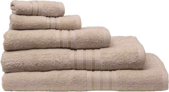 Viopros Set Bath Towels 3 Pieces Linen Weight 480gsm