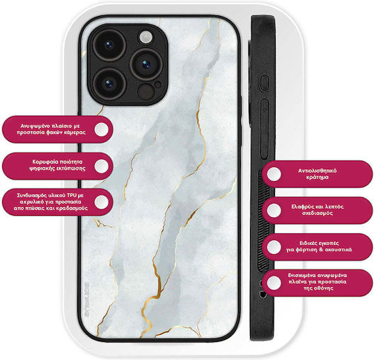 Θήκη Sonique Marble Series Xiaomi Poco X8 Pro 5g Λευκό 01