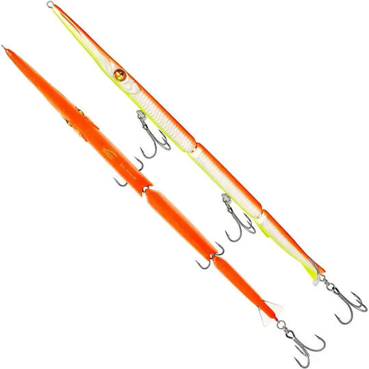 Jack Fin Stylo Artificial Bait Minnow Fluorescent White
