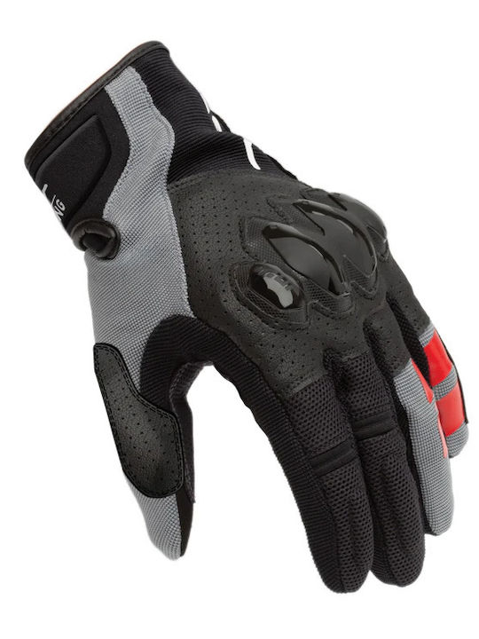 T.ur G-Fast Summer Men's Motorcycle Gloves Black/Anthracite/Red