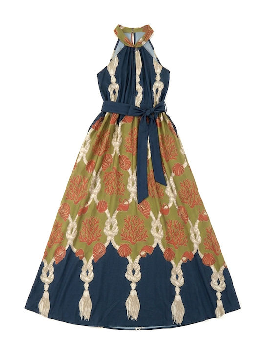 Summer Maxi Evening Satin Open Back Multicolour Dress