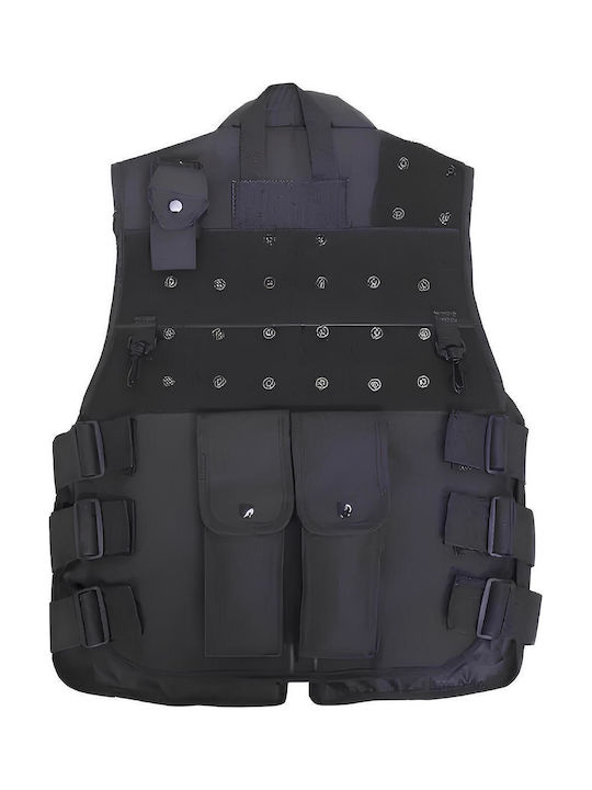 Men's Work Vest Waterproof Black