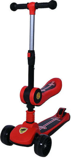 Kids Scooter Foldable 3-Wheel for 12+ Years Black