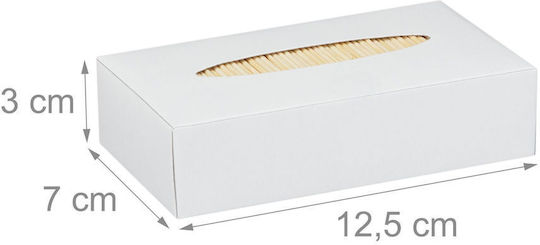 Set 8000 Scobitori Din Lemn Relaxdays 6.5x0.2x0.2 Cm Naturale