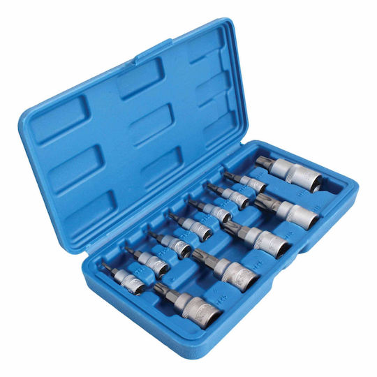 Torx Socket Set 5 Point Hole Ts8-ts60 12 Pcs