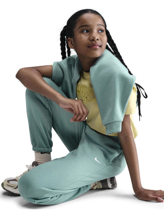 Kids Sweatpants Turquoise Sportswear