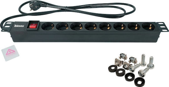 Televes Πολύπριζο Rack 533001 4τμχ