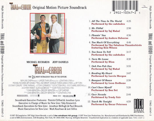 - Trial And Error (original Motion Picture Soundtrack) CD Μουσικής