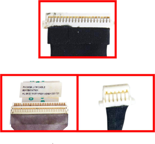 Καλωδιοταινία Οθόνης για Laptop Toshiba Satellite L30 L350 L355 L350d L355d
