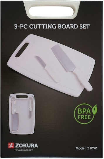 Zokura Σετ Επιφάνεια Κοπής Πλαστική 33x21cm Zokura Σετ Επιφάνεια Κοπής Πλαστική 33x21cm