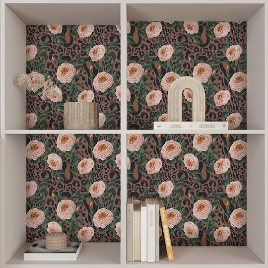 Selbstklebende Tapete Vinyl Rosa 300x61cm