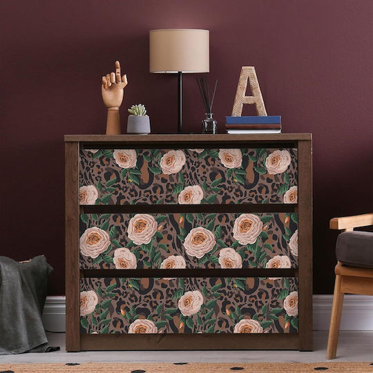 Selbstklebende Tapete Vinyl Rosa 300x61cm