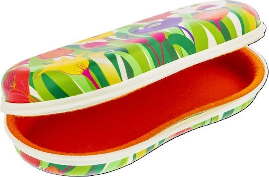 Pylones Hard Glasses Voyage Tulipes Zipper Eyeglass Case