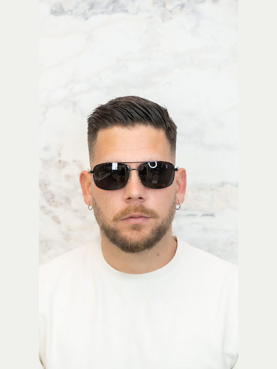 Monte Napoleone Black Sunglasses With Frame