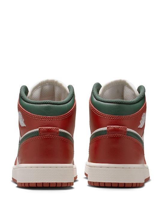 Air  1 Mid Men's Boots Redstone Midnight Green